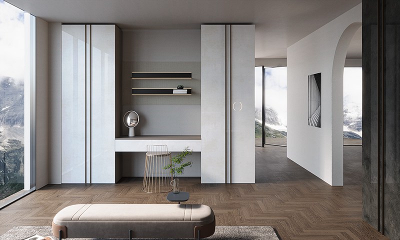 衣帽間定制衣柜一門到頂